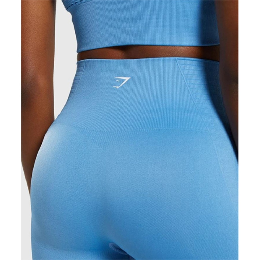 Gymshark Energy+ Seamless Leggings - Malibu Blue - Picture 5 of 8